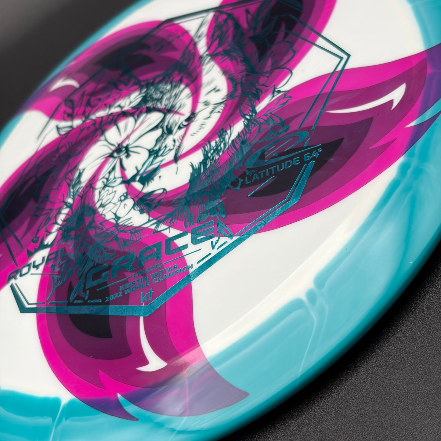 Lore | Latitude 64 Kristin Tattar Royal Grand Orbit Grace | Teal/Blue Holo | 175g