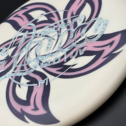 Lore | Discraft UV Glo Luna | Spirograph/Pink Flowers | 173g