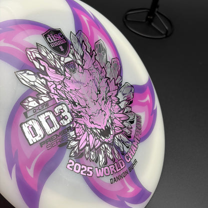 Lore | Discmania Gannon Buhr 2025 World Champion Q-Line DD3 | Black/Silver/Pink/Holo Ghost | 172g