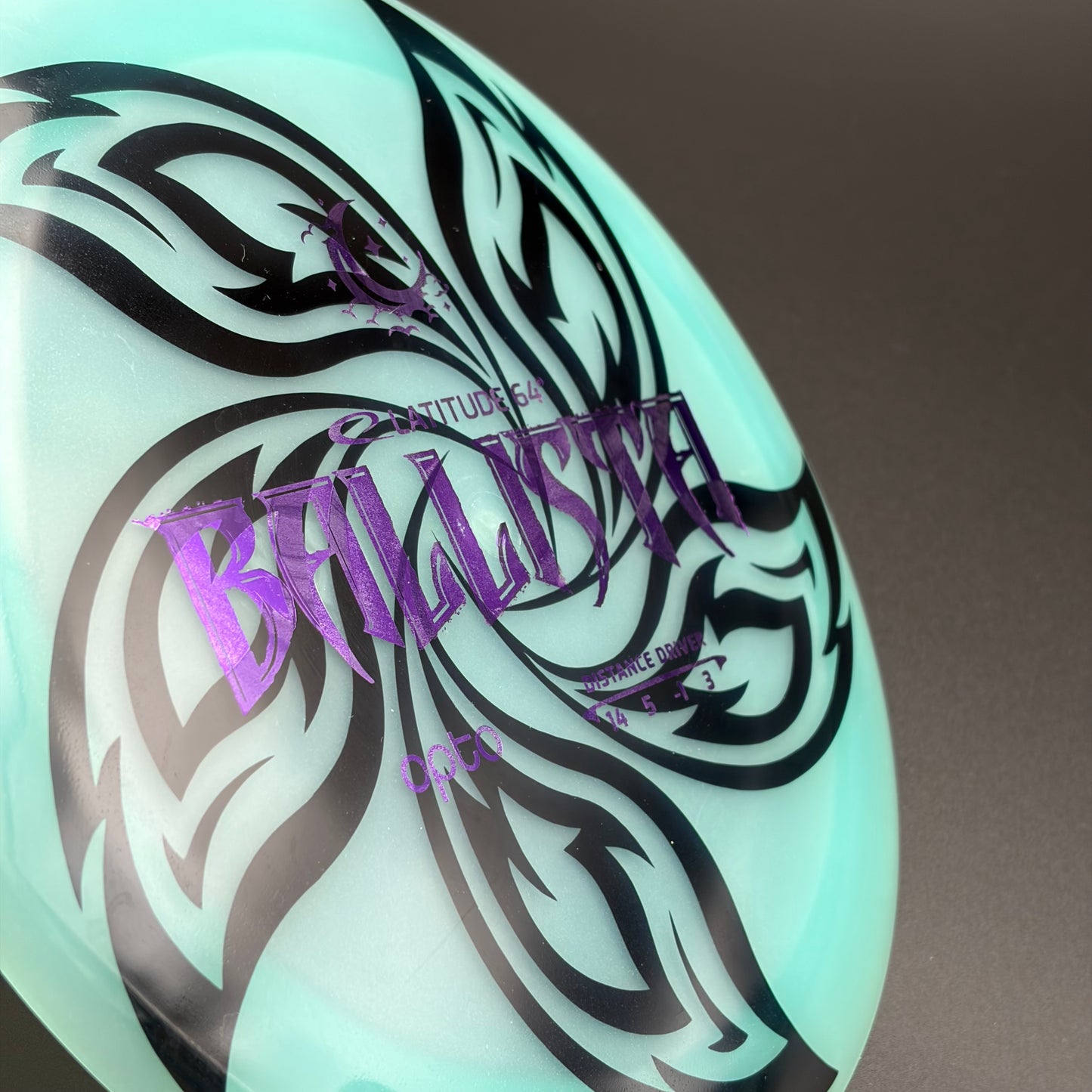 Lore | Latitude 64 Opto Moonshine Ballista | Metallic Purple/Holo Ghost | 175g