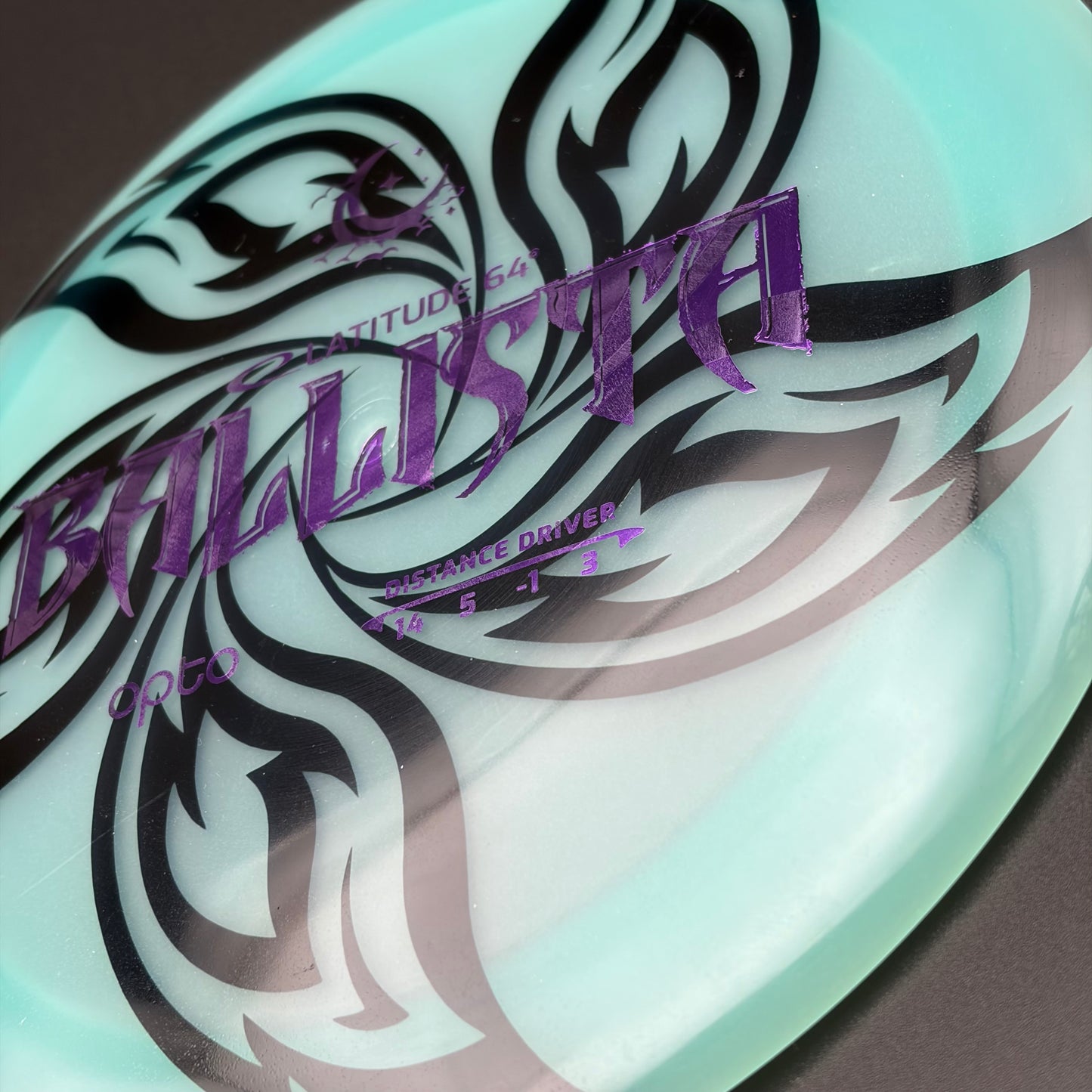 Lore | Latitude 64 Opto Moonshine Ballista | Metallic Purple/Holo Ghost | 175g