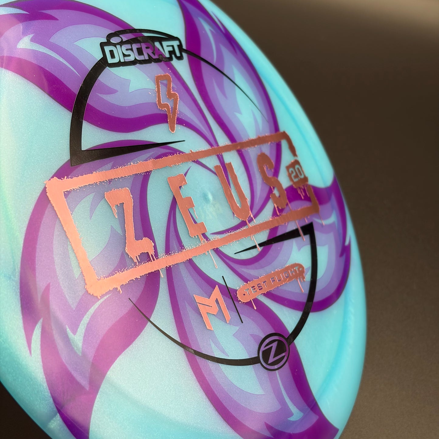 Lore | Discraft Paul McBeth Test Flight Colorshift Z Zeus 2.0 | Black/Pink Holo/Holo Ghost | 175g