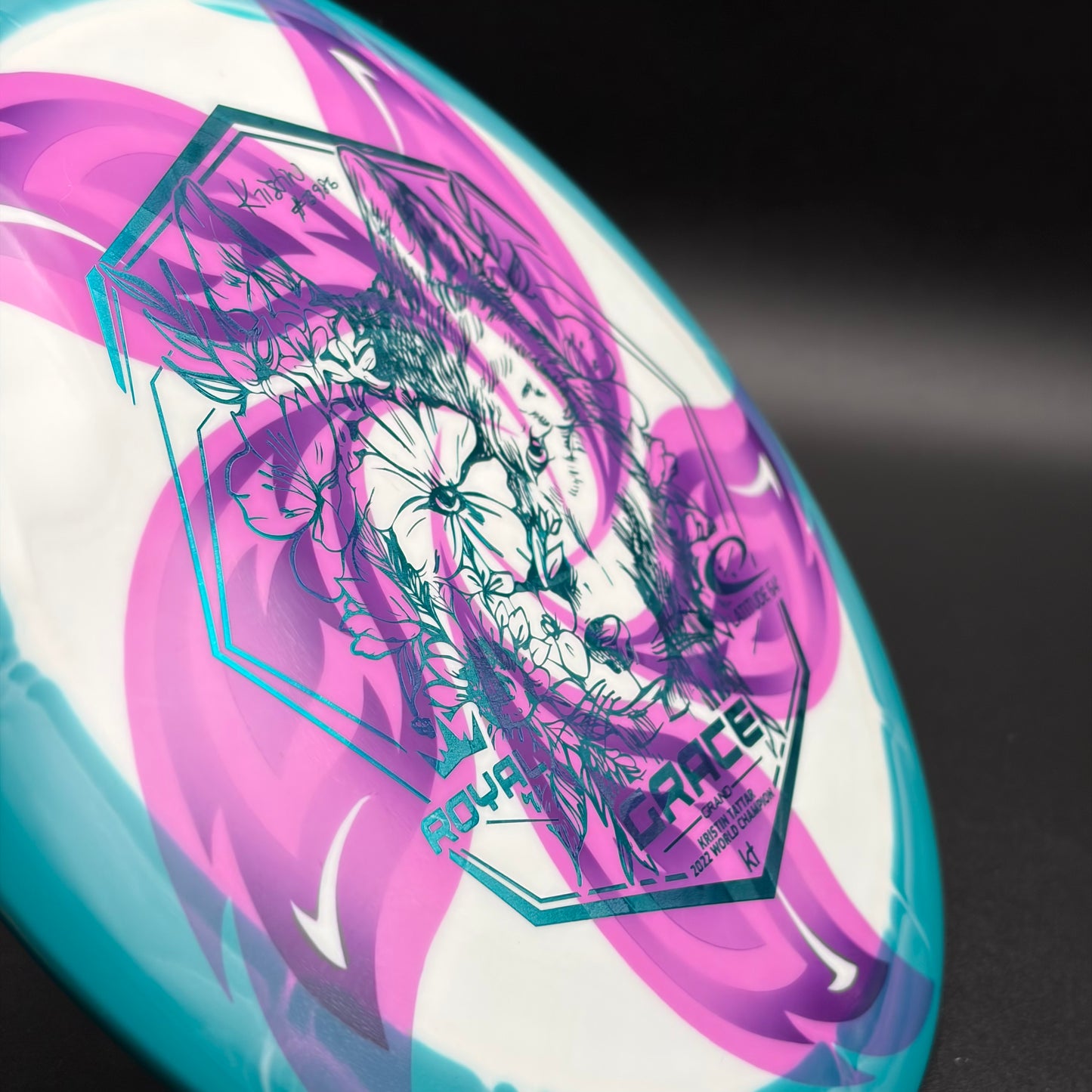 Lore | Latitude 64 Kristin Tattar Royal Grand Orbit Grace | Teal/Blue Holo | 175g