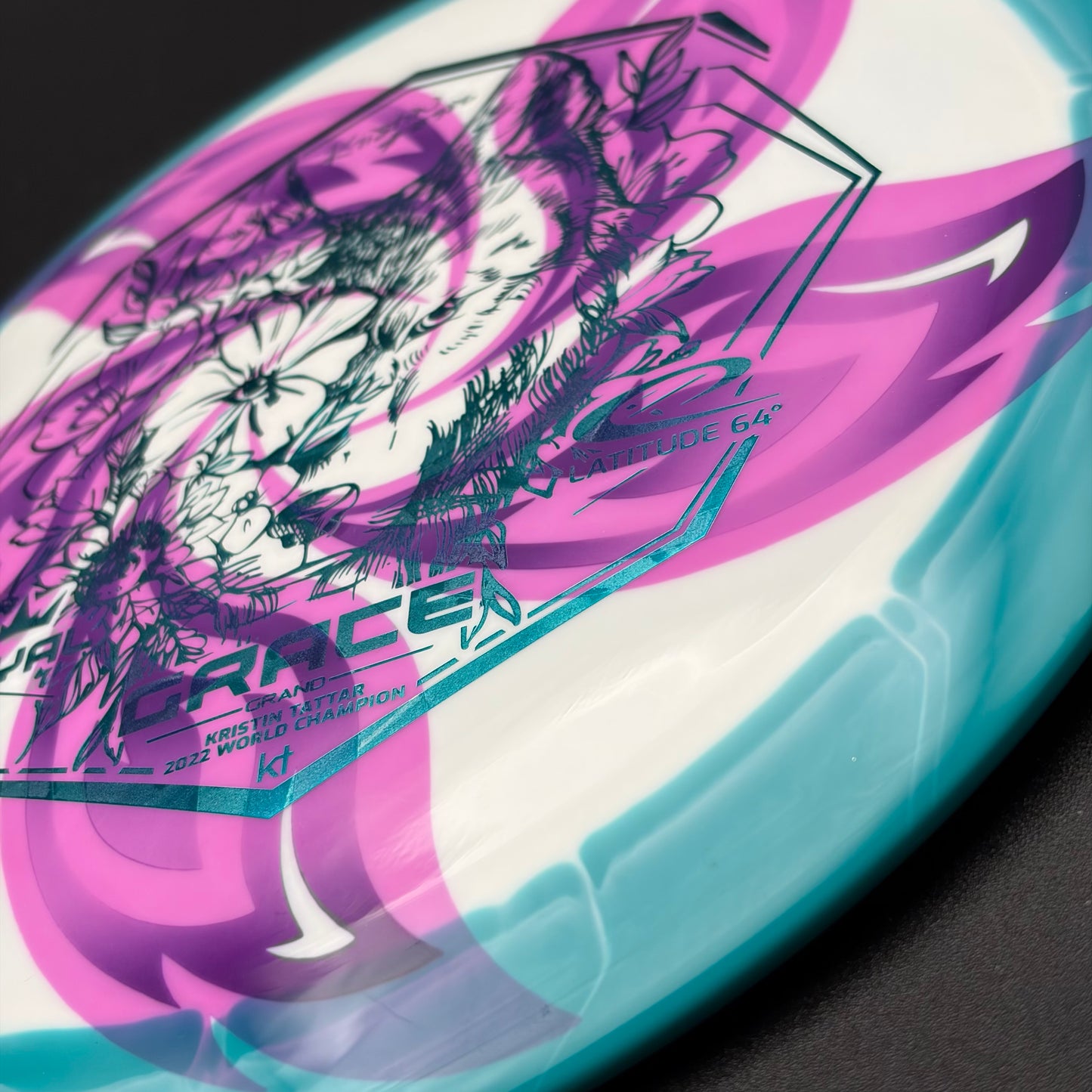 Lore | Latitude 64 Kristin Tattar Royal Grand Orbit Grace | Teal/Blue Holo | 175g