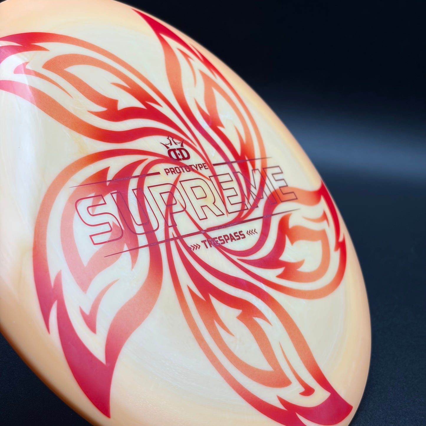 Lore | Dynamic Discs Prototype Supreme Trespass | Red/Wonderbread | 176g