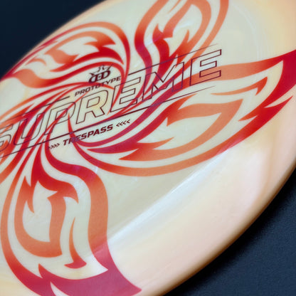 Lore | Dynamic Discs Prototype Supreme Trespass | Red/Wonderbread | 176g