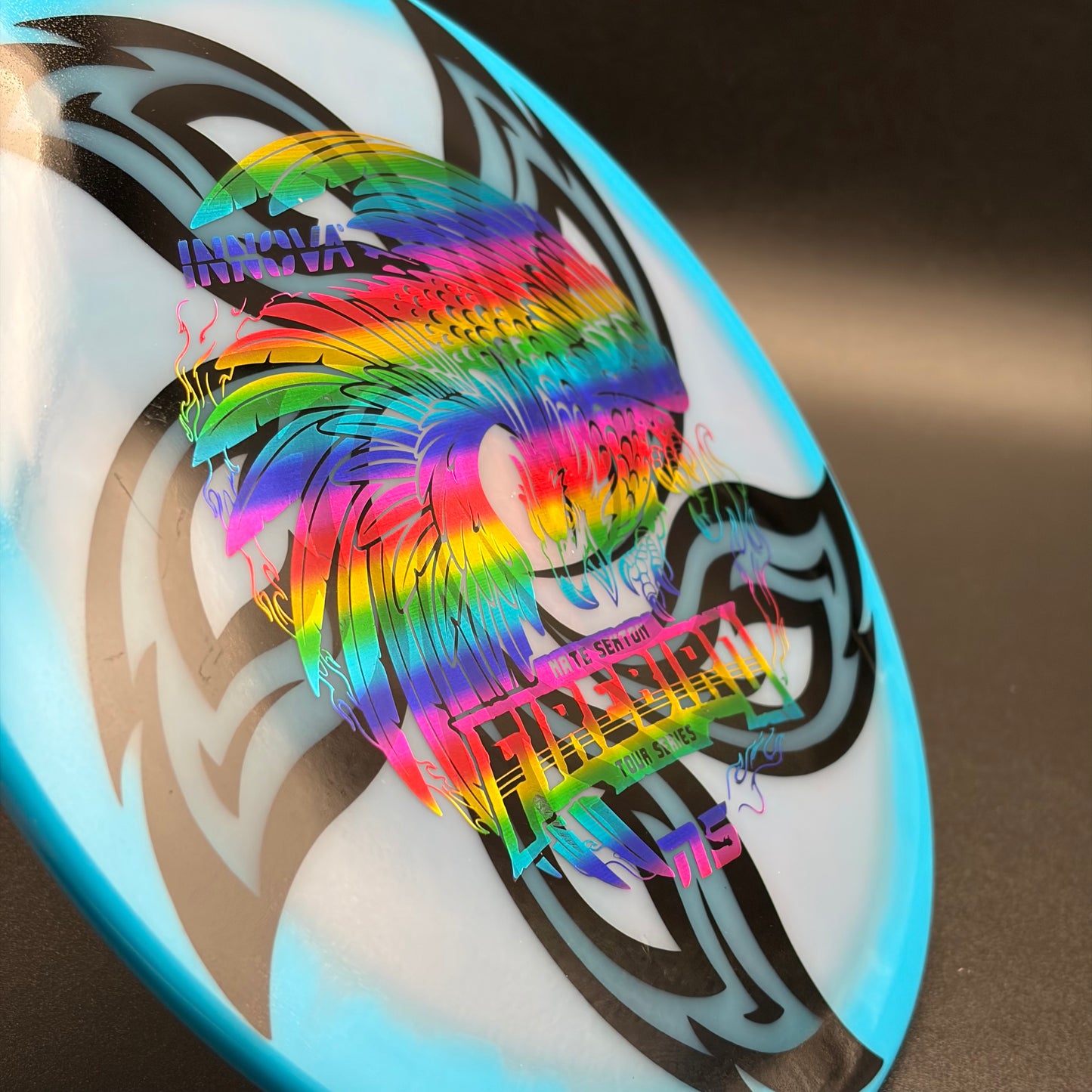 Lore | Innova 2023 Nate Sexton Tour Series Glow Halo Champion Firebird | Rainbow/Green Holo | 174g