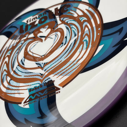 Lore | Axiom Simon Lizotte Team Series Neutron Bokeh | Brown/Bronze/White/Money | 176g