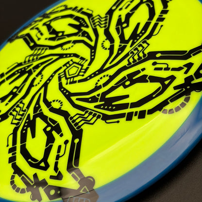 Techno Lore | Axiom Simon Line Retooled Neutron Time-Lapse | Blank/Black Hidden Stars | 176g