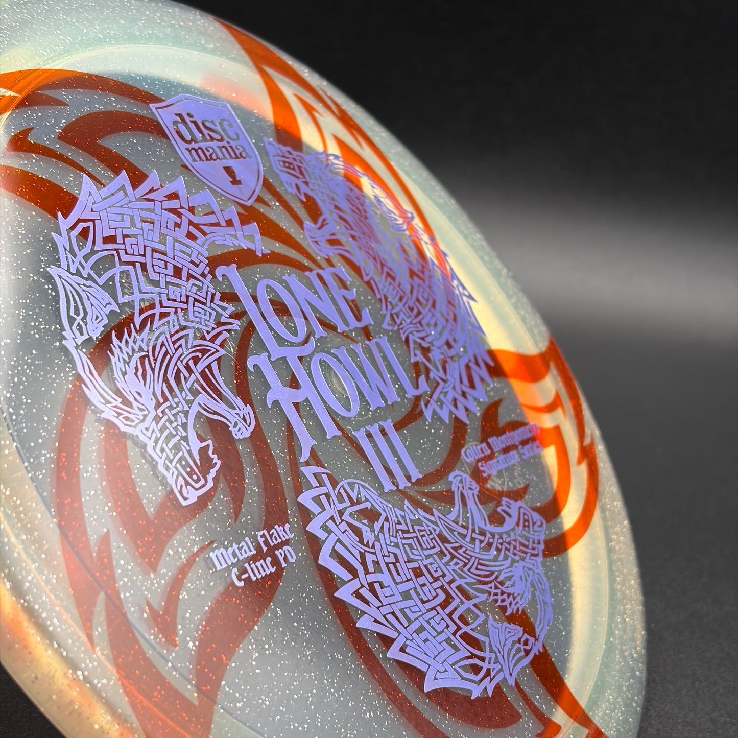 Lore | Discmania Colten Motgomery Signature Series Lone Howl 3 Metal Flake C-Line PD | Lavender/Holo Ghost | 172g