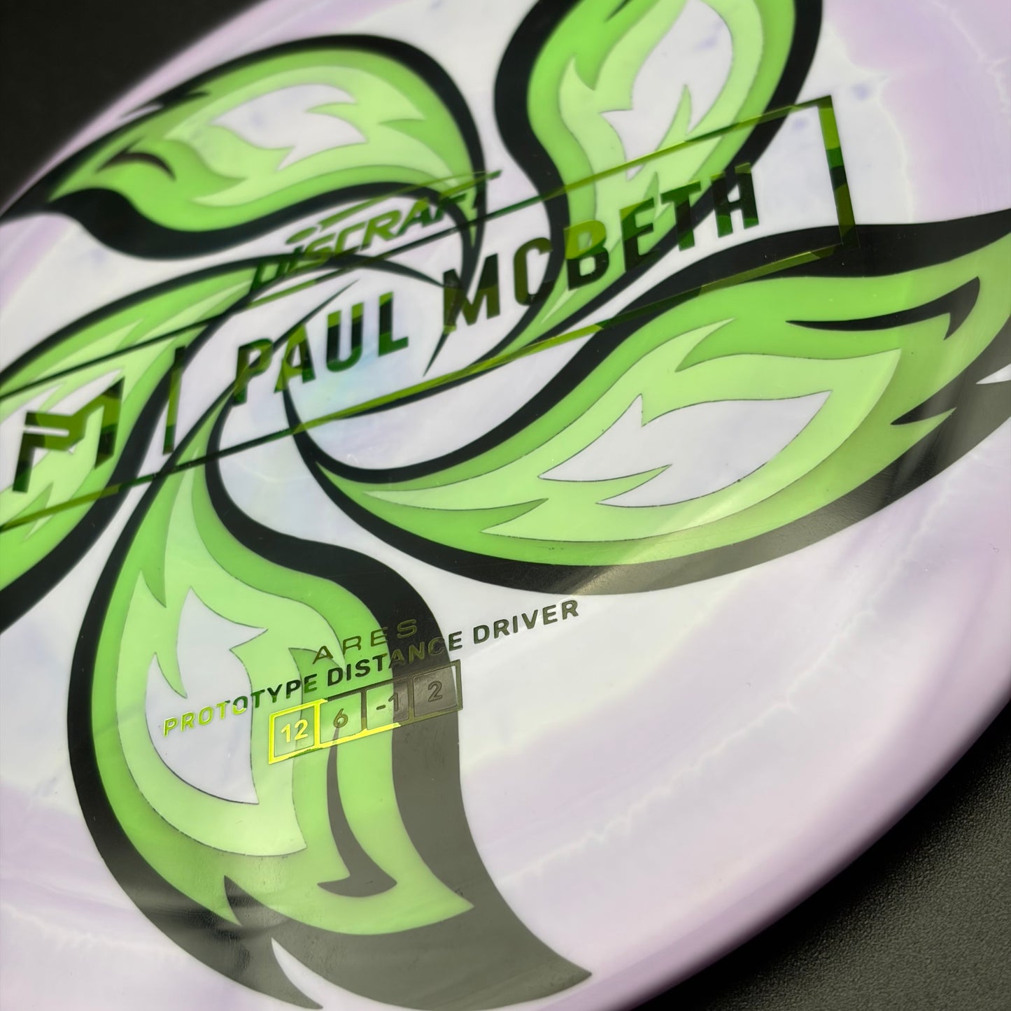 Lore | Discraft Paul McBeth Prototype ESP Ares | Camo/Green Holo | 174g
