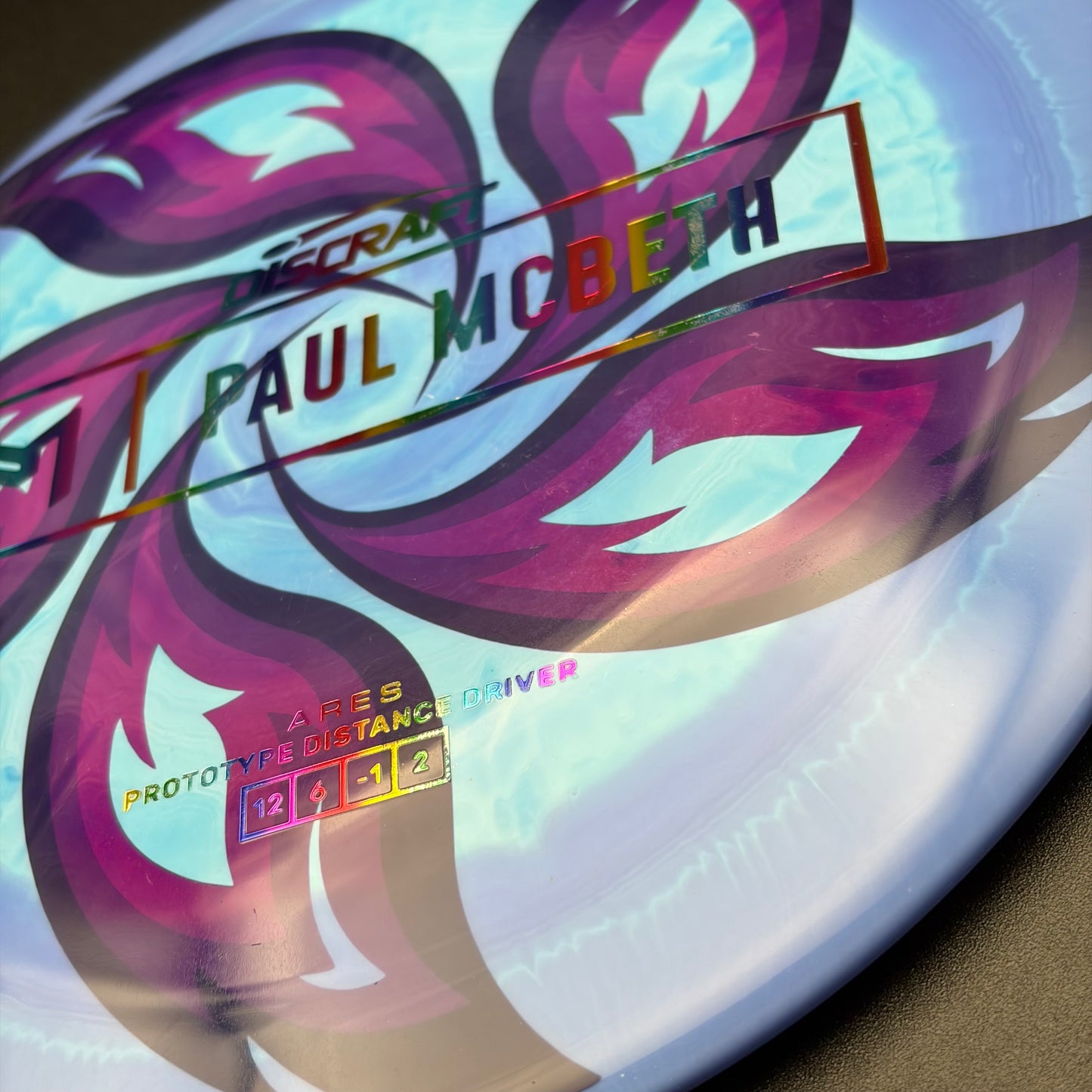 Lore | Discraft Paul McBeth Prototype ESP Ares | Jellybean/Pink Flowers | 175g