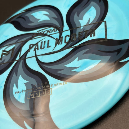 Lore | Discraft Paul McBeth Prototype ESP Ares | Dark Spiro/Blue Holo | 165g