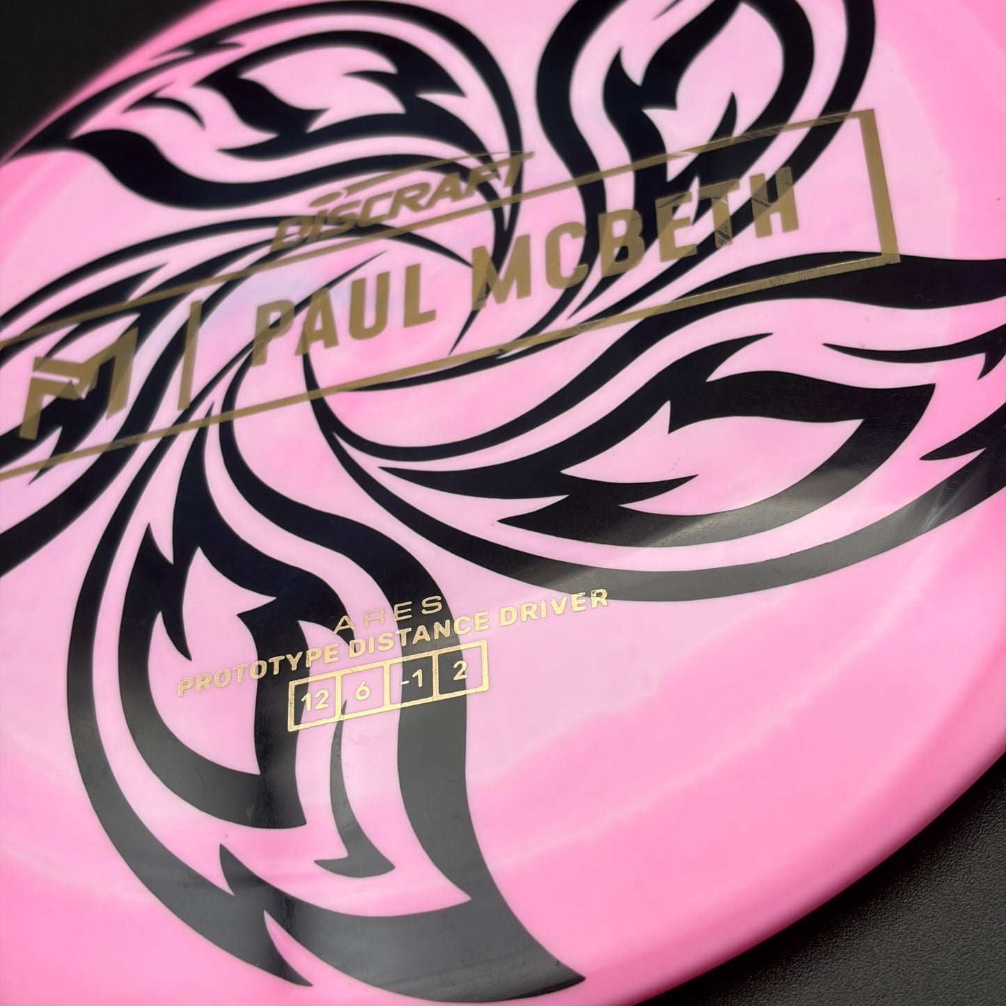 Lore | Discraft Paul McBeth Prototype ESP Ares | Matte Gold/Genuine Original | 167g