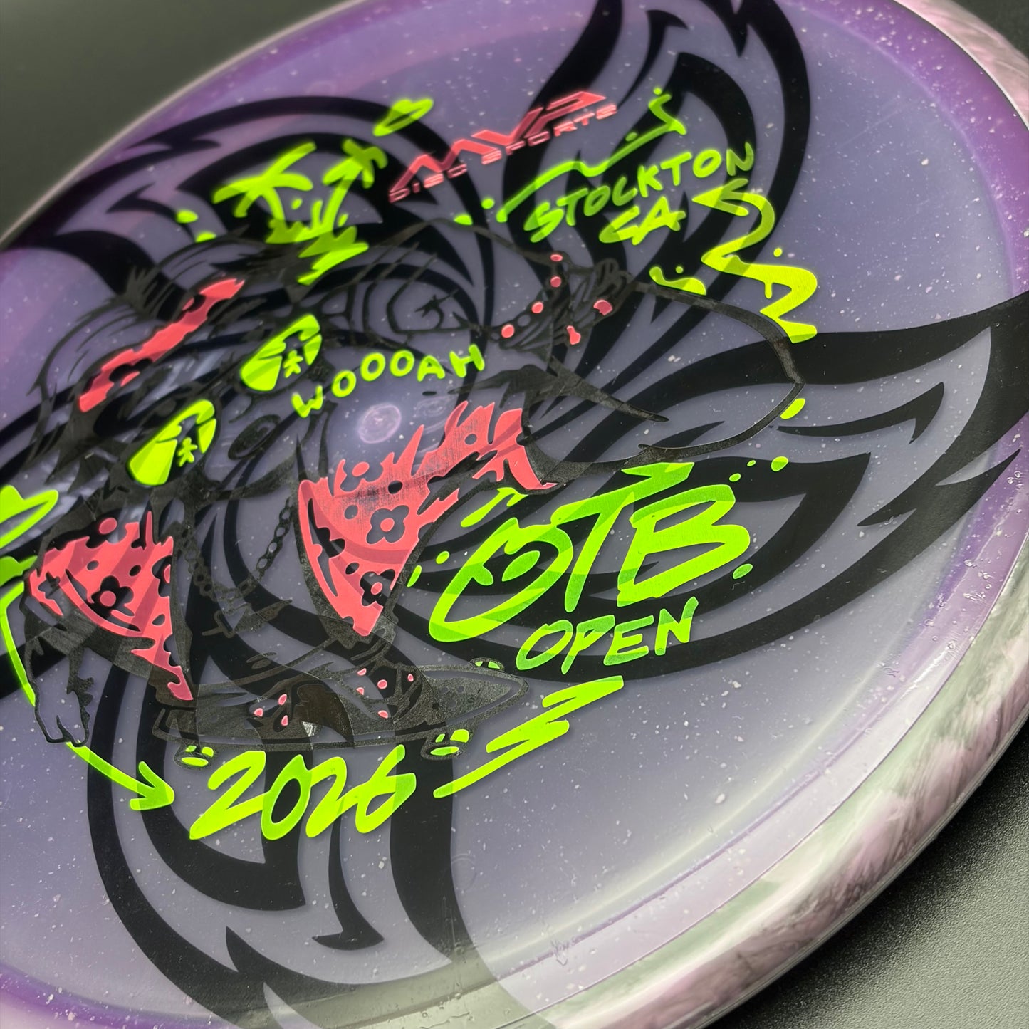 Lore | Axiom 2026 OTB Open Particle Proton Soft Hex | Black/Green/Pink/Holo Ghost | 178g