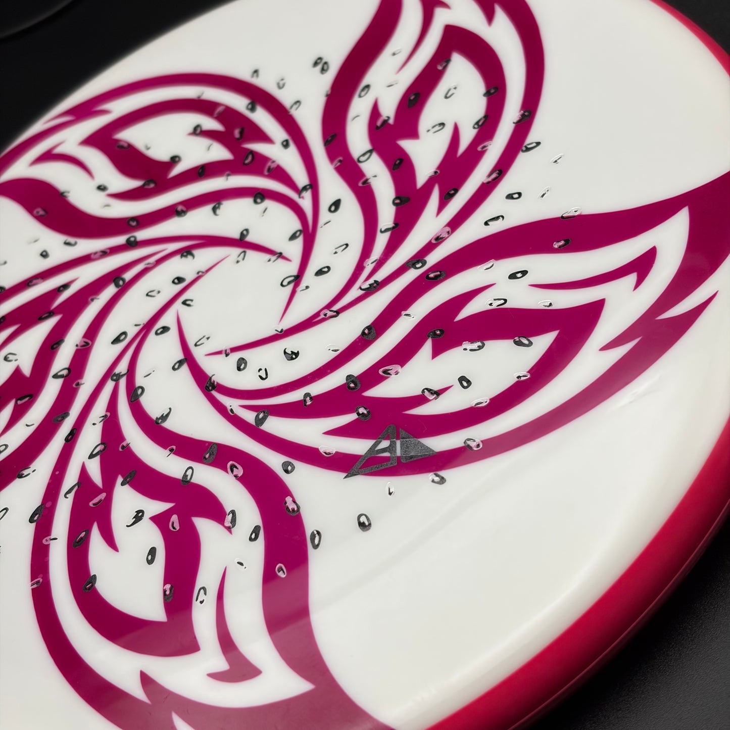 Lore | Axiom Dragon Fruit Neutron Soft Pitch | Black/Silver/Silver Hearts | 162g