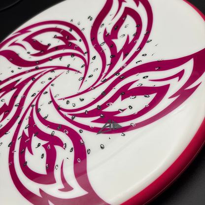 Lore | Axiom Dragon Fruit Neutron Soft Pitch | Black/Silver/Silver Hearts | 162g