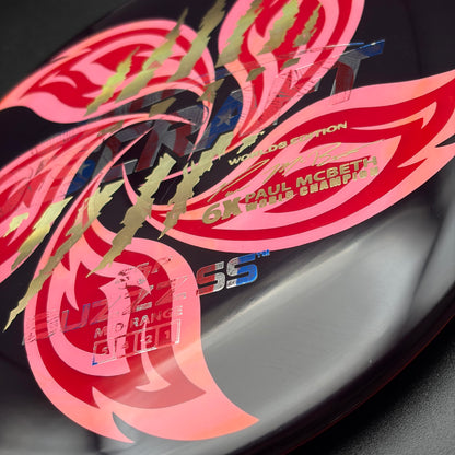 Lore | Discraft Paul McBeth 6x Claw Worlds Edition ESP Buzzz SS | Flag/Gold/Metallic Gold | 177g