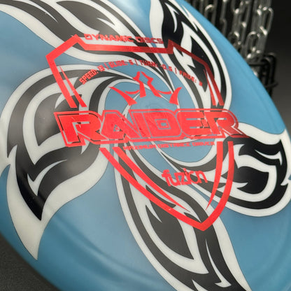 Lore | Dynamic Discs  Fuzion Raider | Metallic Red/Black Hidden Stars | 175g