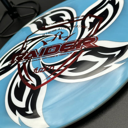 Lore | Dynamic Discs  Fuzion Raider | Metallic Red/Black Hidden Stars | 175g