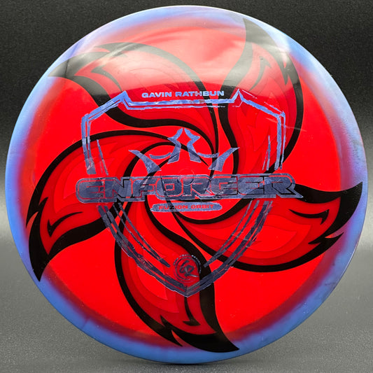 Lore | Dynamic Discs 2023 Gavin Rathbun Team Series Fuzion Orbit Enforcer | Blue/Silver Tron | 175g