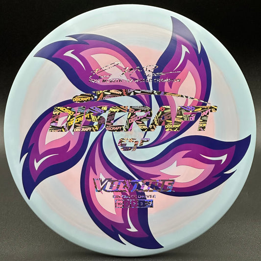 Lore | Discraft 6x Paul McBeth ESP Vulture | Holo Discraft/Black/Silver Flowers | 175g