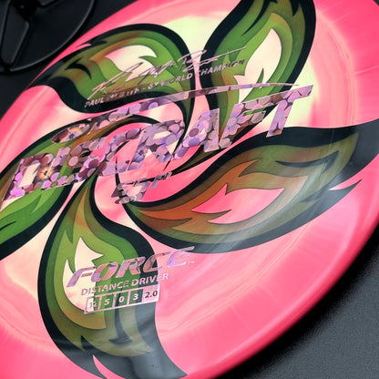 Lore | Discraft 6x Paul McBeth ESP Force | Pink Flowers/Pink Flowers | 174g