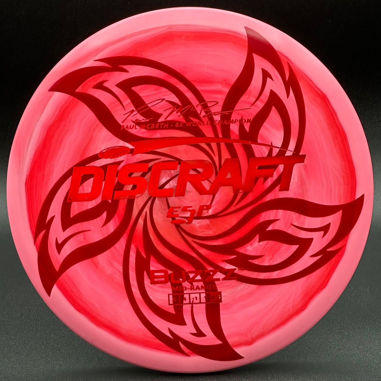 Lore | Discraft 6x Paul McBeth ESP Buzzz | Red Holo/Matte White | 180g