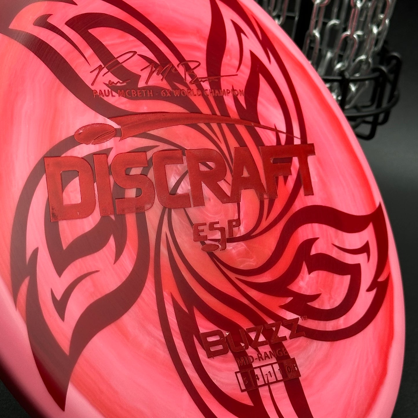 Lore | Discraft 6x Paul McBeth ESP Buzzz | Red Holo/Matte White | 180g