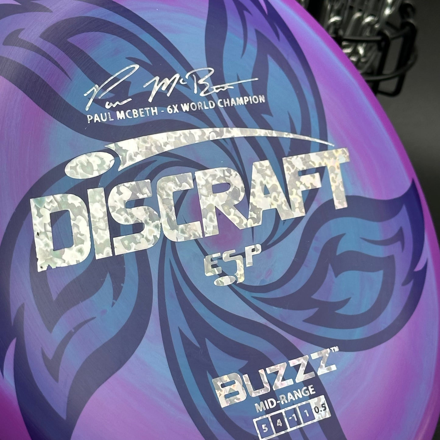 Lore | Discraft 6x Paul McBeth ESP Buzzz | Silver Hearts/Silver Hearts | 180g