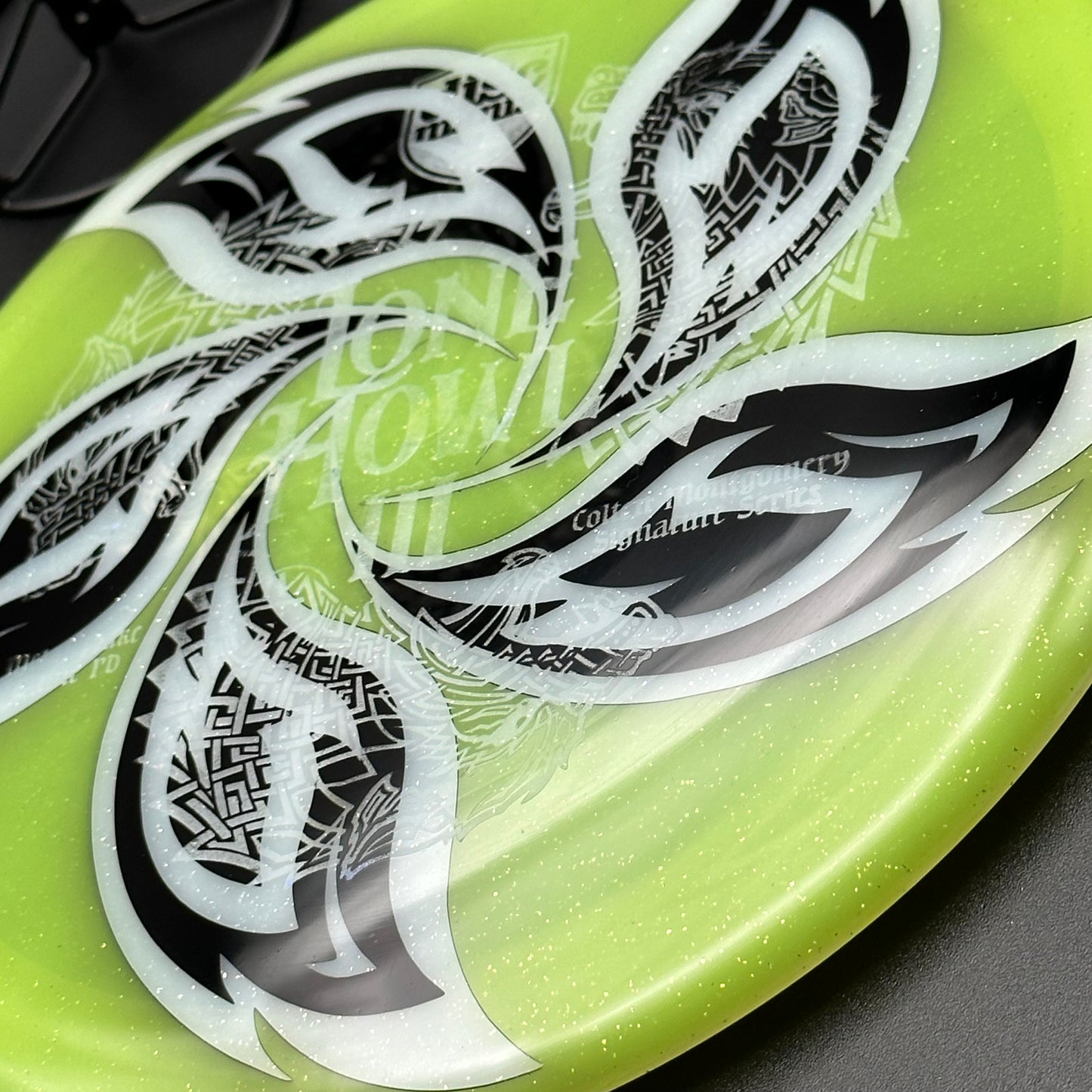 Lore | Discmania Colten Montgomery Signature Series Lone Howl 3 Metal Flake C-Line PD | Wiped/Green Holo | 174g