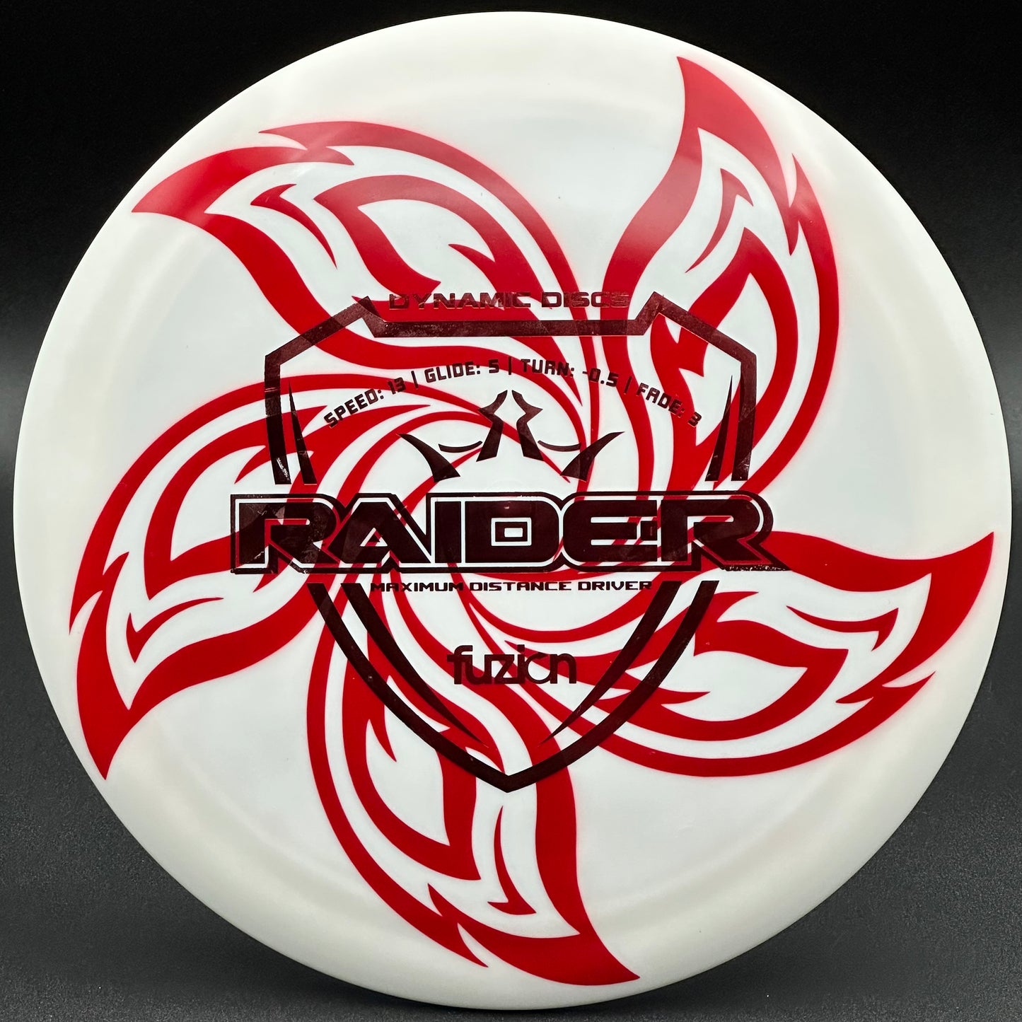 Lore | Dynamic Discs  Fuzion Raider | Red/Black Hidden Stars | 175g