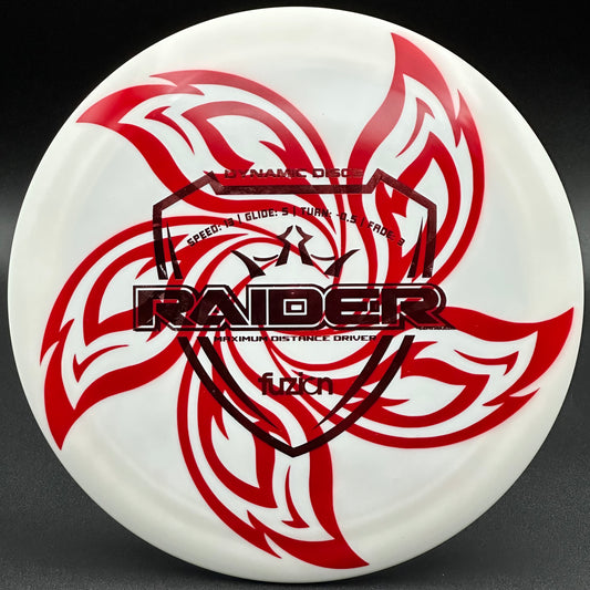 Lore | Dynamic Discs  Fuzion Raider | Red/Black Hidden Stars | 175g