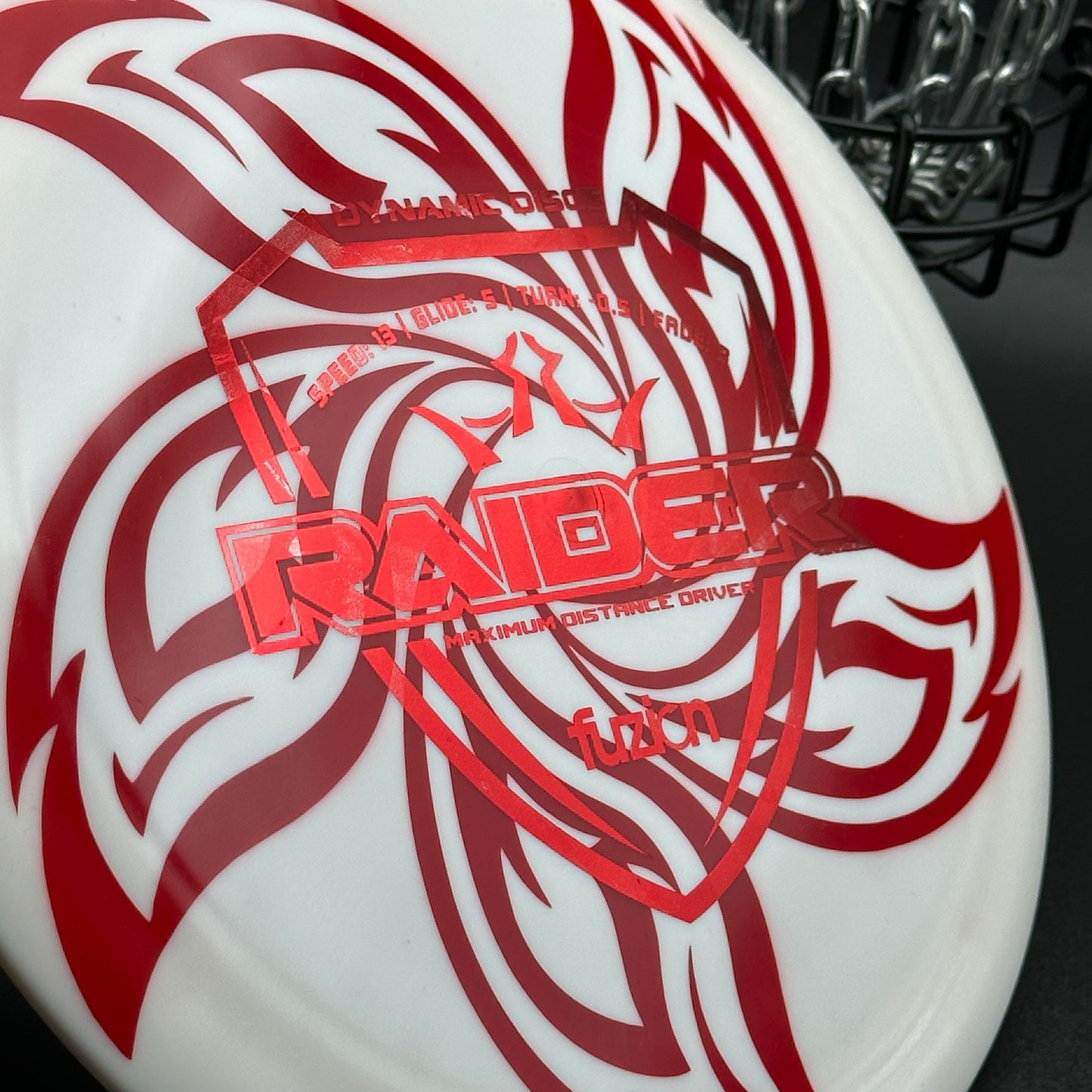 Lore | Dynamic Discs  Fuzion Raider | Red/Black Hidden Stars | 175g