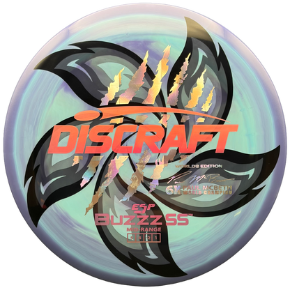 Lore | Discraft Paul McBeth 6x Claw Worlds Edition ESP Buzzz SS | Pink Holo/Silver Holo Sun/Purple Holo | 179g