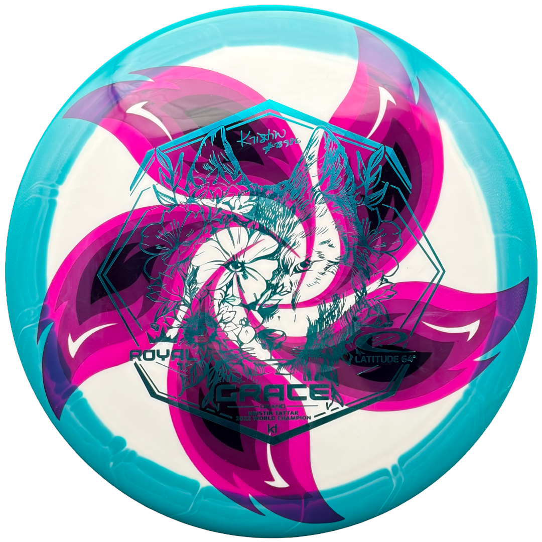 Lore | Latitude 64 Kristin Tattar Royal Grand Orbit Grace | Teal/Blue Holo | 175g