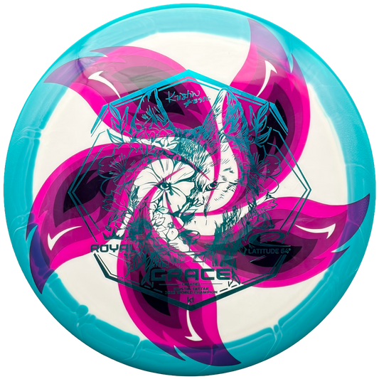 Lore | Latitude 64 Kristin Tattar Royal Grand Orbit Grace | Teal/Blue Holo | 175g