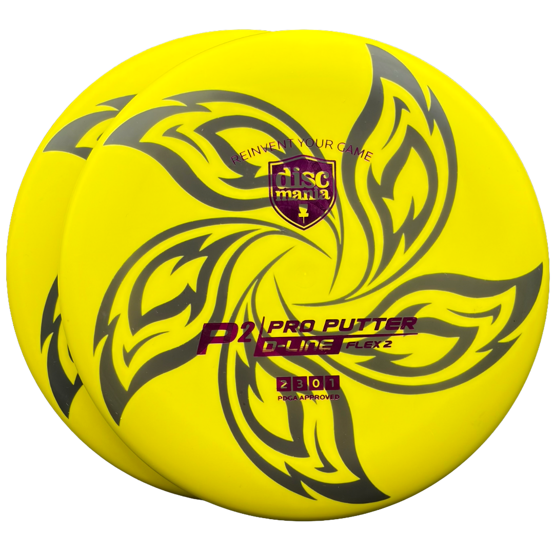 Lore (Pair) | Discmania D-Line Flex 2 P2 | Metallic Purple/Black Hidden Stars | 172g