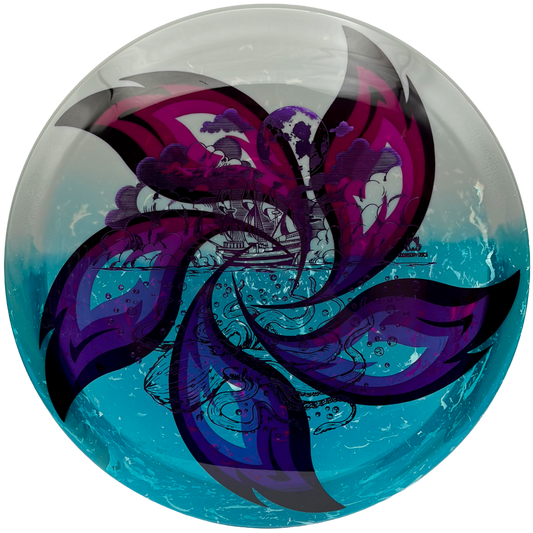 Lore | Doomsday Discs Retina Chemtrail | Metallic Purple/Blue Holo | 174g