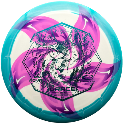 Lore | Latitude 64 Kristin Tattar Royal Grand Orbit Grace | Teal/Blue Holo | 175g