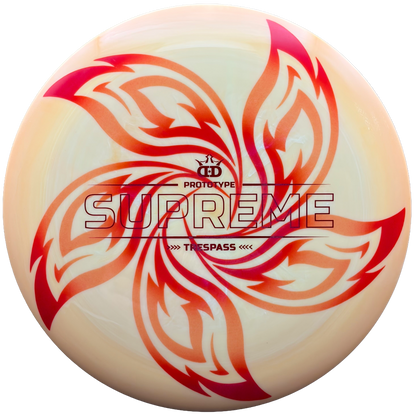 Lore | Dynamic Discs Prototype Supreme Trespass | Red/Wonderbread | 176g