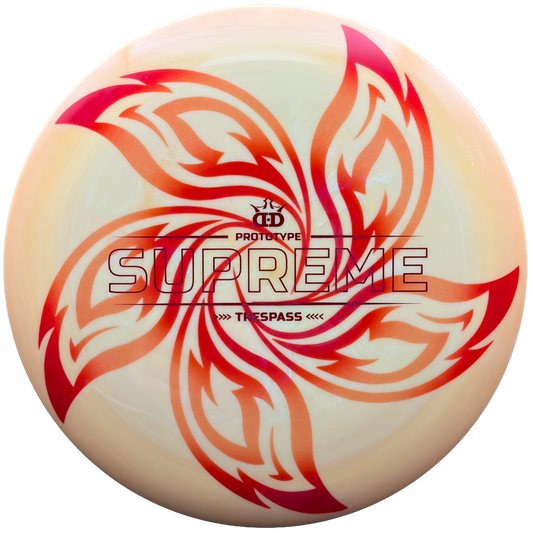 Lore | Dynamic Discs Prototype Supreme Trespass | Red/Wonderbread | 176g