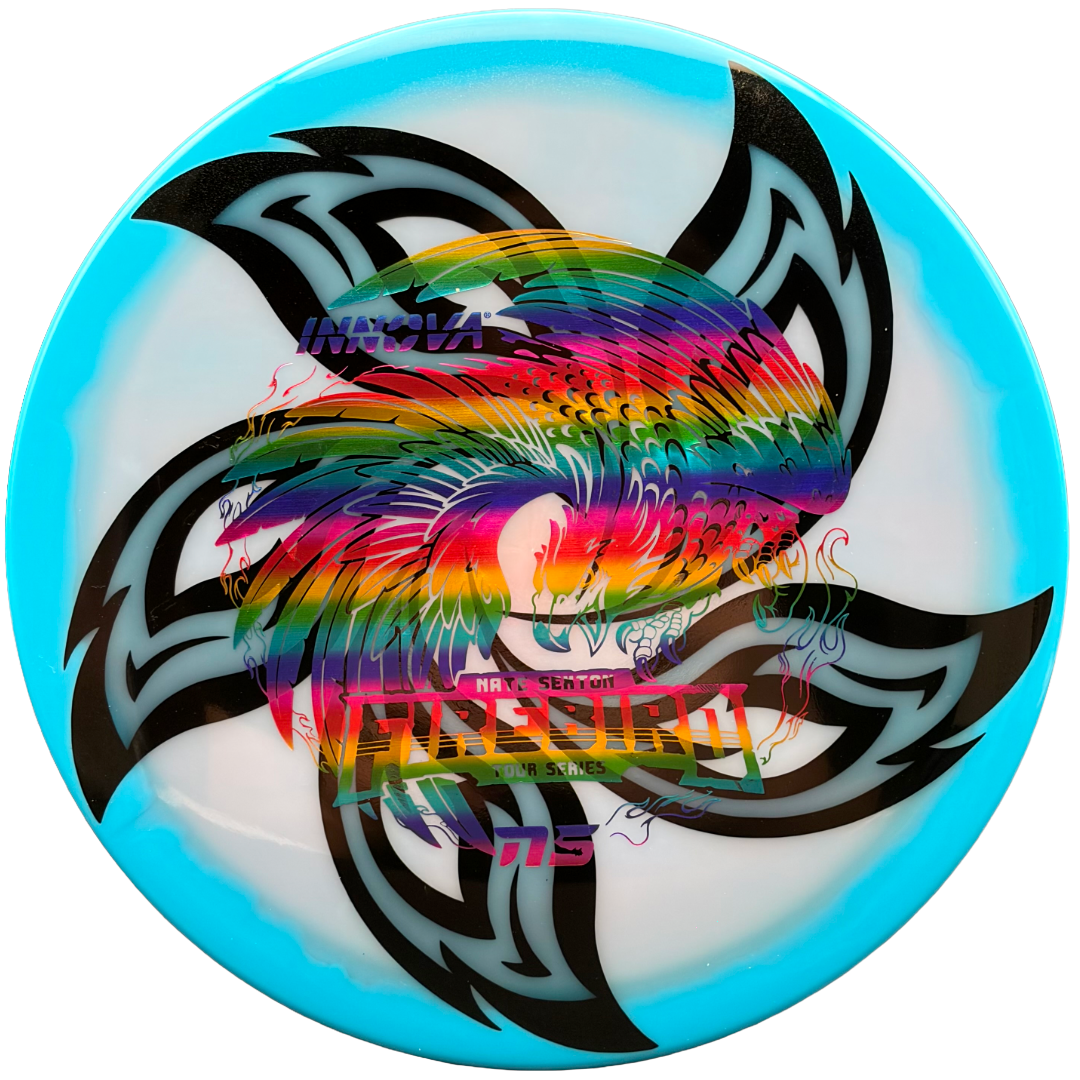 Lore | Innova 2023 Nate Sexton Tour Series Glow Halo Champion Firebird | Rainbow/Green Holo | 174g