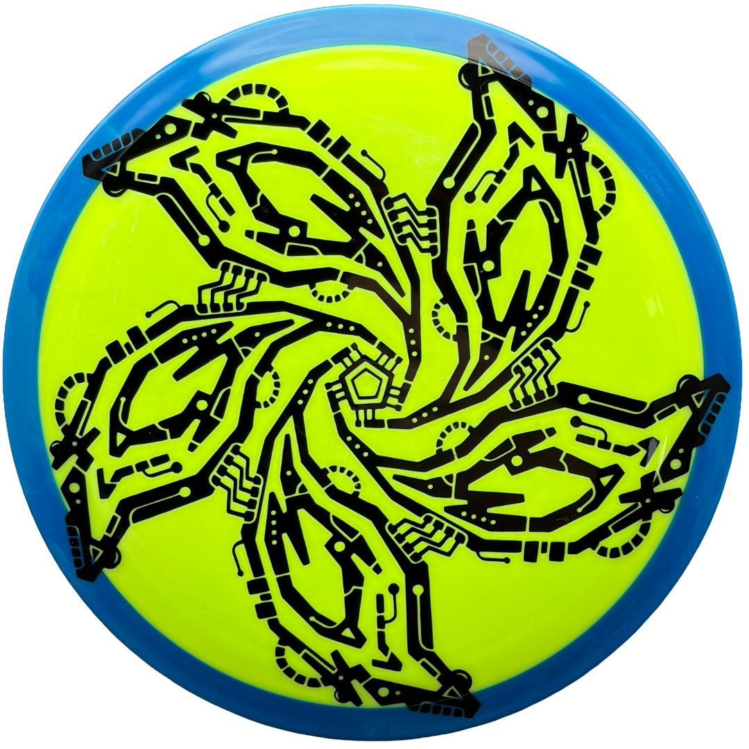 Techno Lore | Axiom Simon Line Retooled Neutron Time-Lapse | Blank/Black Hidden Stars | 176g