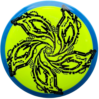 Techno Lore | Axiom Simon Line Retooled Neutron Time-Lapse | Blank/Black Hidden Stars | 176g