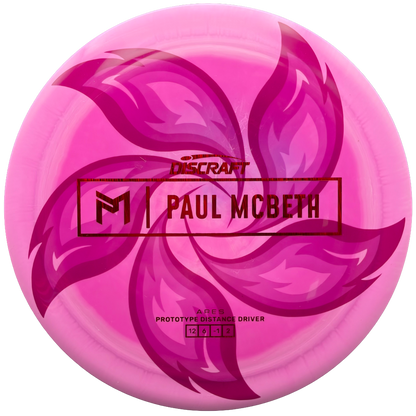 Lore | Discraft Paul McBeth Prototype ESP Ares | Holo Red Lines/Pink Flowers | 174g