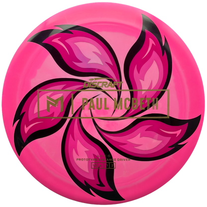 folkLore | Discraft Paul McBeth Prototype ESP Ares | Matte Gold/Black/Genuine Original | 166g