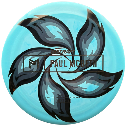 Lore | Discraft Paul McBeth Prototype ESP Ares | Dark Spiro/Blue Holo | 165g