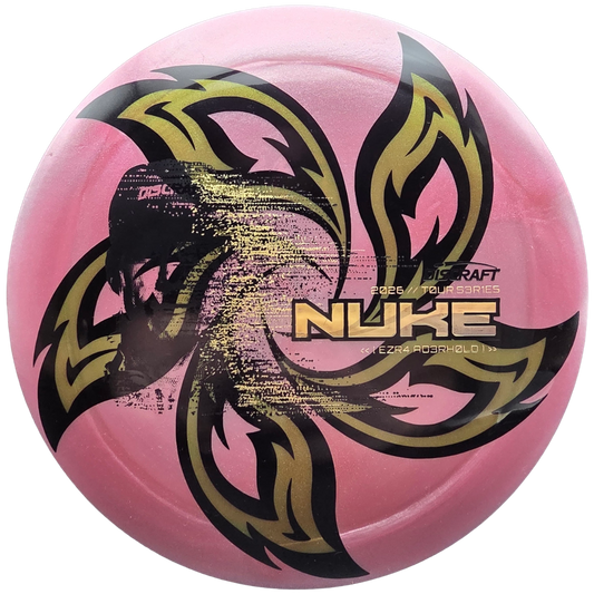 Lore | Discraft 2026 Ezra Aderhold Tour Series Big Z/Ti Nuke | Black/Gold/Gold Flowers | 175g