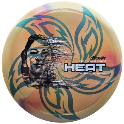 Lore | Discraft 2026 Hanna Huynh Tour Series Big Z/Ti Heat | Black/White/Silver Hearts | 175g